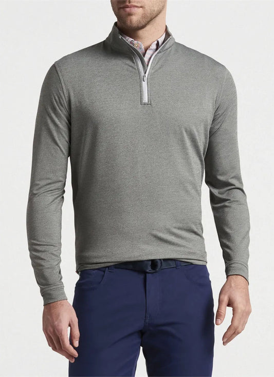 Peter Millar Men's Perth Performance Melange Quarter-Zip