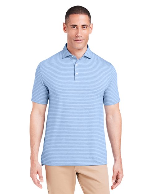 TASC Men's Cloud Lightweight Polo Brookline Stripe