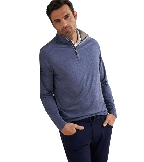Peter Millar Men's Stealth Performance Quarter-Zip