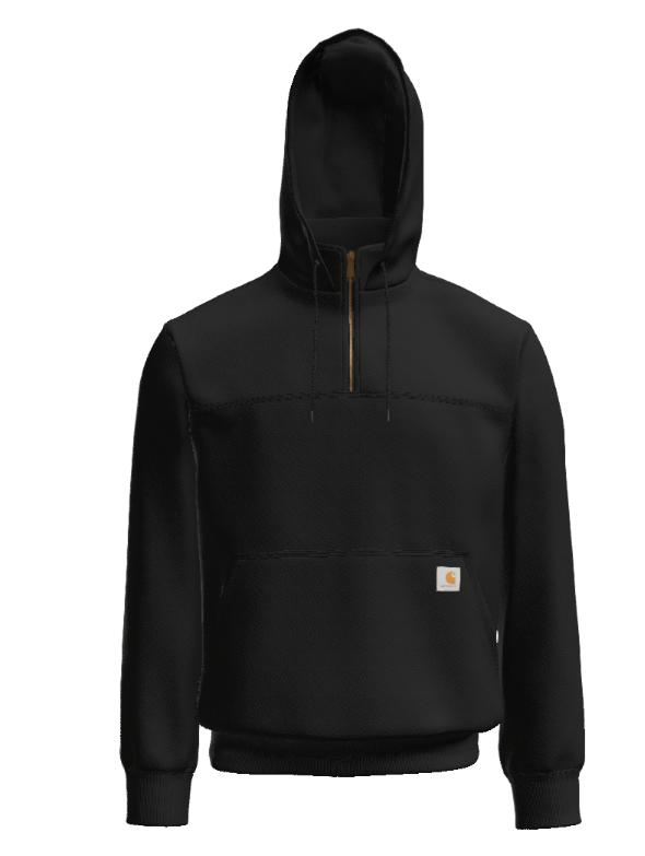 Carhartt® Rain Defender® Paxton Heavyweight Hooded Zip Mock Sweatshirt