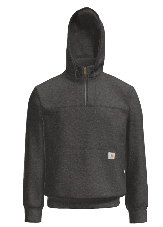 Carhartt® Rain Defender® Paxton Heavyweight Hooded Zip Mock Sweatshirt