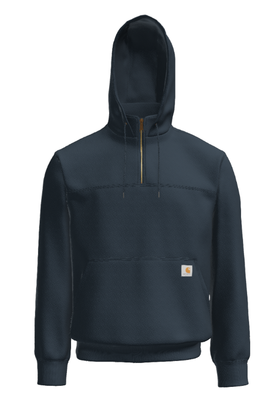 Carhartt® Rain Defender® Paxton Heavyweight Hooded Zip Mock Sweatshirt