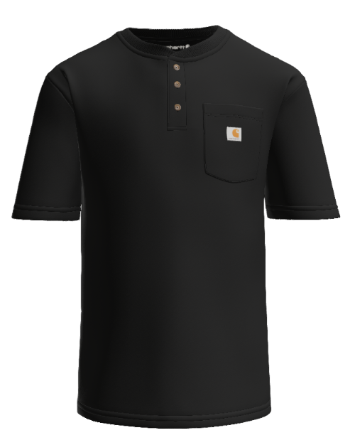 Carhartt® Short Sleeve Henley T-Shirt