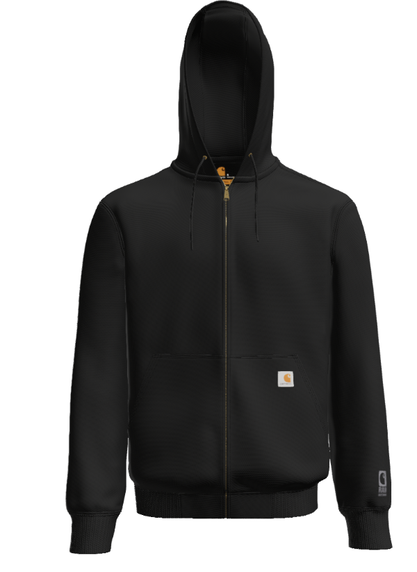 Carhartt® Rain Defender® Paxton Heavyweight Hooded Zip-Front Sweatshirt